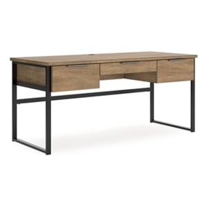 Signature Design by Ashley Montia Light Brown 67&quot Home Office Desk