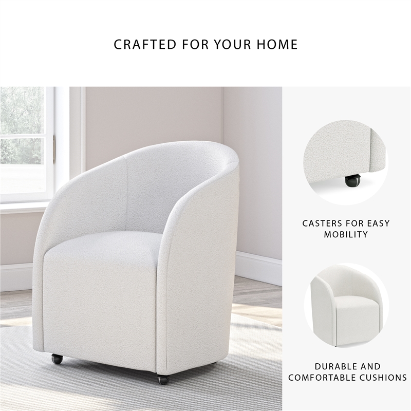 Signature Design by Ashley Korestone White Home Office Desk Chair