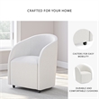 Signature Design by Ashley Korestone White Home Office Desk Chair