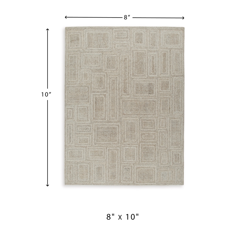 Signature Design by Ashley Brickburgh Gray & Ivory 8x10 Rug