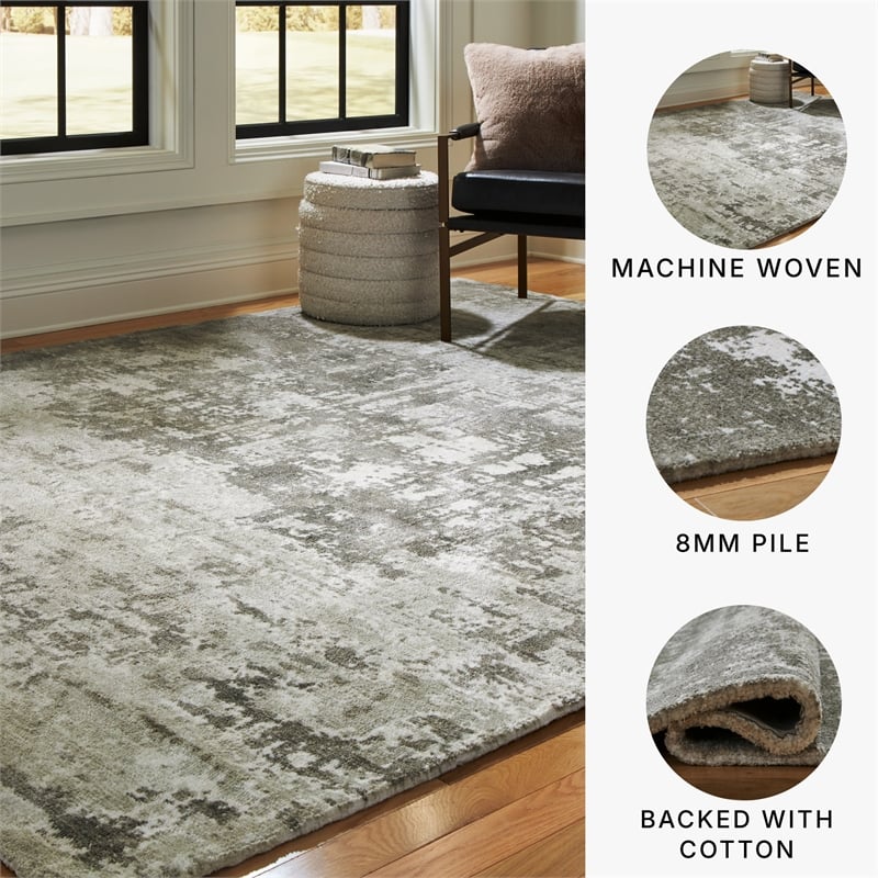 Signature Design by Ashley Valmontic Gray 8x10 Rug
