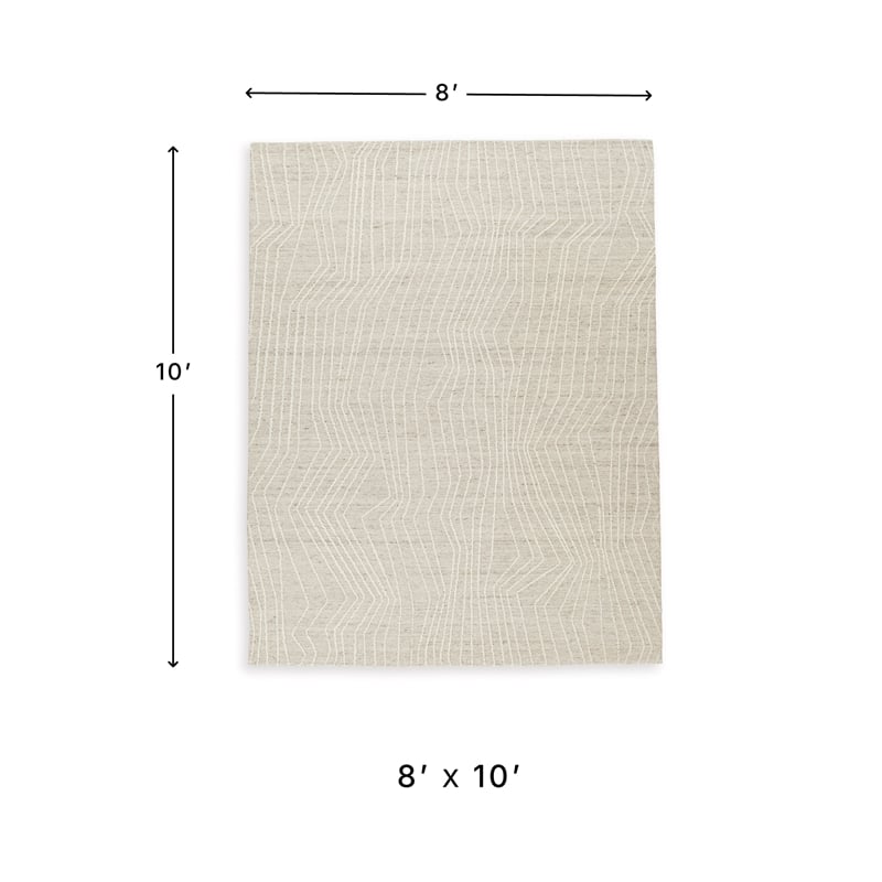 Signature Design by Ashley Varahill Gray & Ivory 8x10 Rug