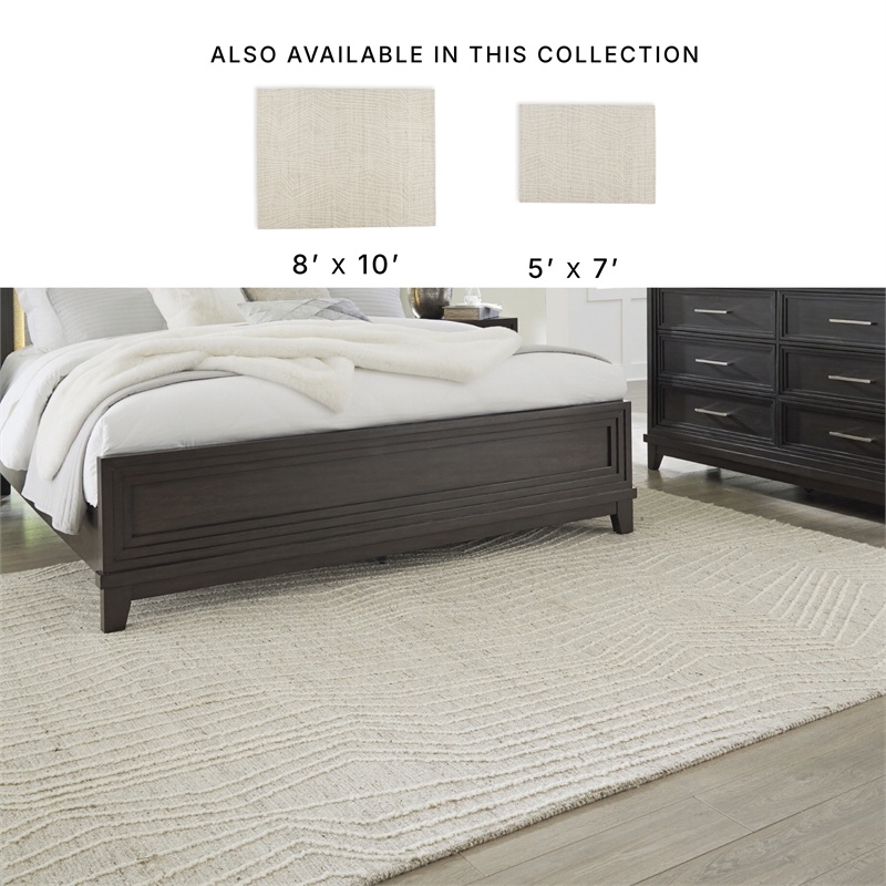 Signature Design by Ashley Varahill Gray & Ivory 8x10 Rug