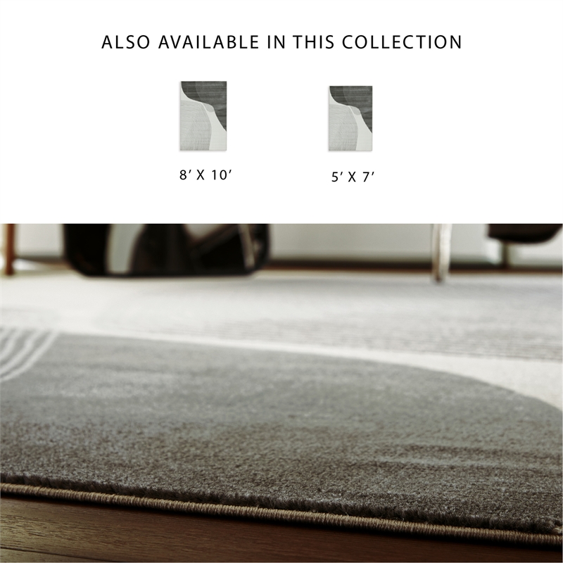 Signature Design by Ashley Winderburg Gray & Ivory 8x10 Rug