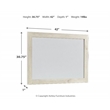 Signature Design by Ashley Cambeck Whitewash Bedroom Mirror