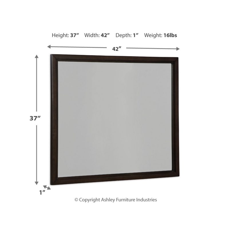 Signature Design by Ashley Neymorton Brown Bedroom Mirror