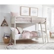Signature Design by Ashley Robbinsdale White Twin/Twin Bunk Bed with Ladder