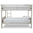 Signature Design by Ashley Robbinsdale White Twin/Twin Bunk Bed with Ladder