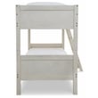 Signature Design by Ashley Robbinsdale White Twin/Twin Bunk Bed with Ladder