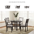 Signature Design by Ashley Langwest Brown Dining Table and 4 Chairs - Set of 5