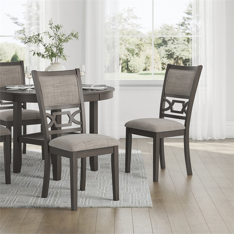 Signature Design by Ashley Wrenning Gray Dining Table and 4 Chairs - Set of 5