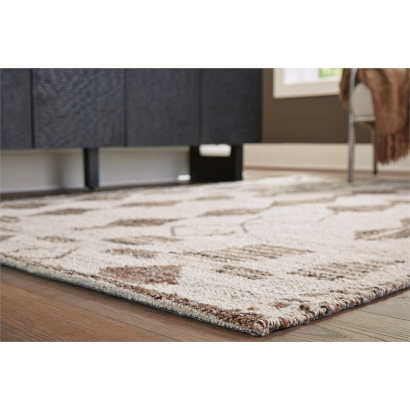 Signature Design by Ashley Brettler Beige & Brown 8x10 Rug