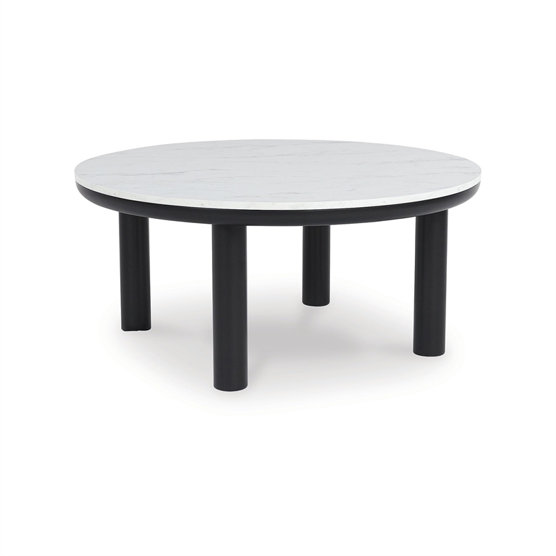 Signature Design by Ashley Xandrum White Coffee and End Table - Set of 3