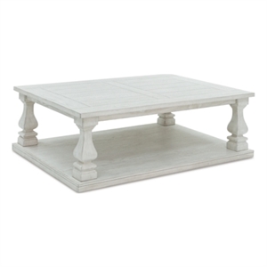 signature design by ashley arlendyne whitewash coffee table