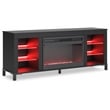 Ashley Furniture Cayberry Black TV Stand for TVs up to 69