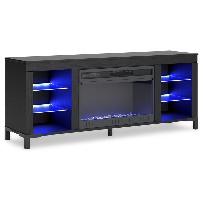 Ashley Furniture Cayberry Black TV Stand for TVs up to 69