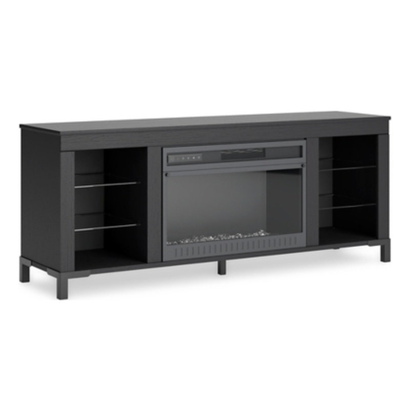 Ashley Furniture Cayberry Black TV Stand for TVs up to 69