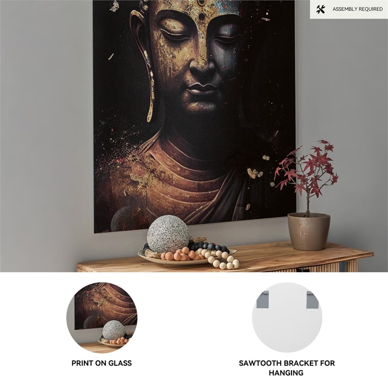Signature Design by Ashley Caymoore Black & Gold Finish Wall Art