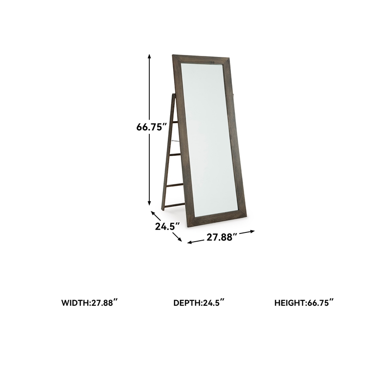 Signature Design by Ashley Dirkins Brown Floor Mirror