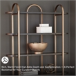 Signature Design by Ashley Brentmour Brown & Gold Finish Bookcase