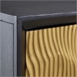 Signature Design by Ashley Tayner Black & Gold Finish Accent Cabinet