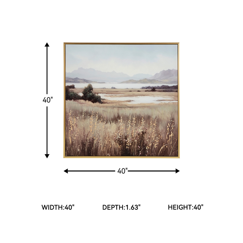 Signature Design by Ashley Clarkford Brown & Beige Wall Art