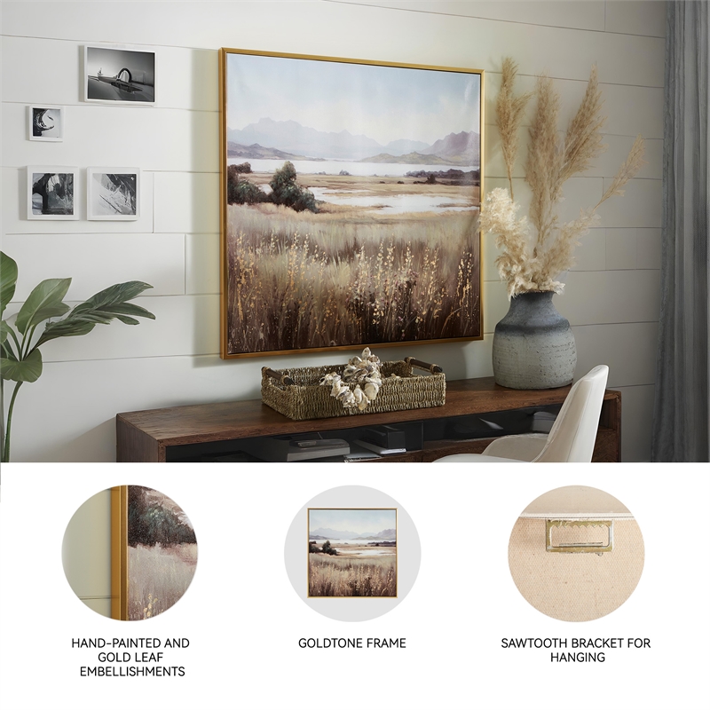 Signature Design by Ashley Clarkford Brown & Beige Wall Art