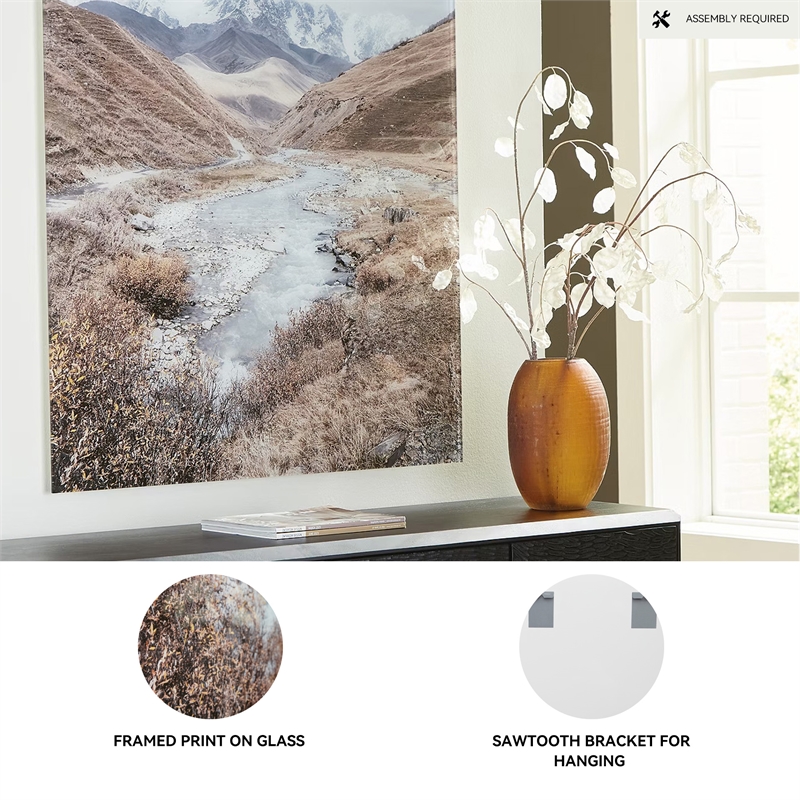 Signature Design by Ashley Darinby Gray & Brown Wall Art