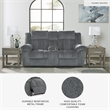 Signature Design by Ashley Tip-Off Slate Power Reclining Loveseat