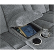 Signature Design by Ashley Tip-Off Slate Power Reclining Loveseat