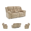 Signature Design by Ashley Tip-Off Wheat Power Reclining Loveseat