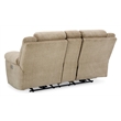 Signature Design by Ashley Tip-Off Wheat Power Reclining Loveseat