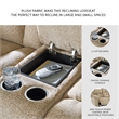 Signature Design by Ashley Tip-Off Wheat Power Reclining Loveseat