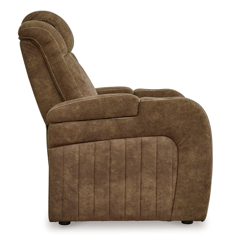 Signature Design by Ashley Wolfridge Brown Power Recliner