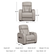 Signature Design by Ashley Boyington Gray Power Recliner