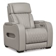 Signature Design by Ashley Boyington Gray Power Recliner