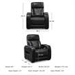 Signature Design by Ashley Boyington Black Power Recliner