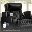 Signature Design by Ashley Boyington Black Power Recliner