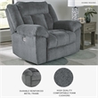 Signature Design by Ashley Tip-Off Slate Power Recliner