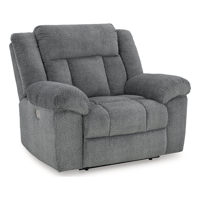 Signature Design by Ashley Tip-Off Slate Power Recliner