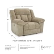 Signature Design by Ashley Tip-Off Wheat Power Recliner