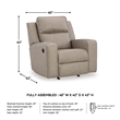 Signature Design by Ashley Lavenhorne Pebble Recliner