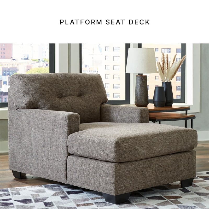 Signature Design by Ashley Mahoney Chocolate Chaise