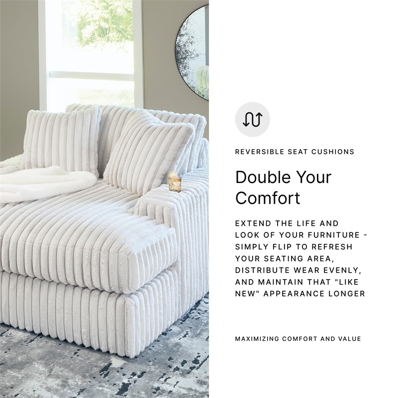 Signature Design by Ashley Stupendous Alloy Oversized Chaise