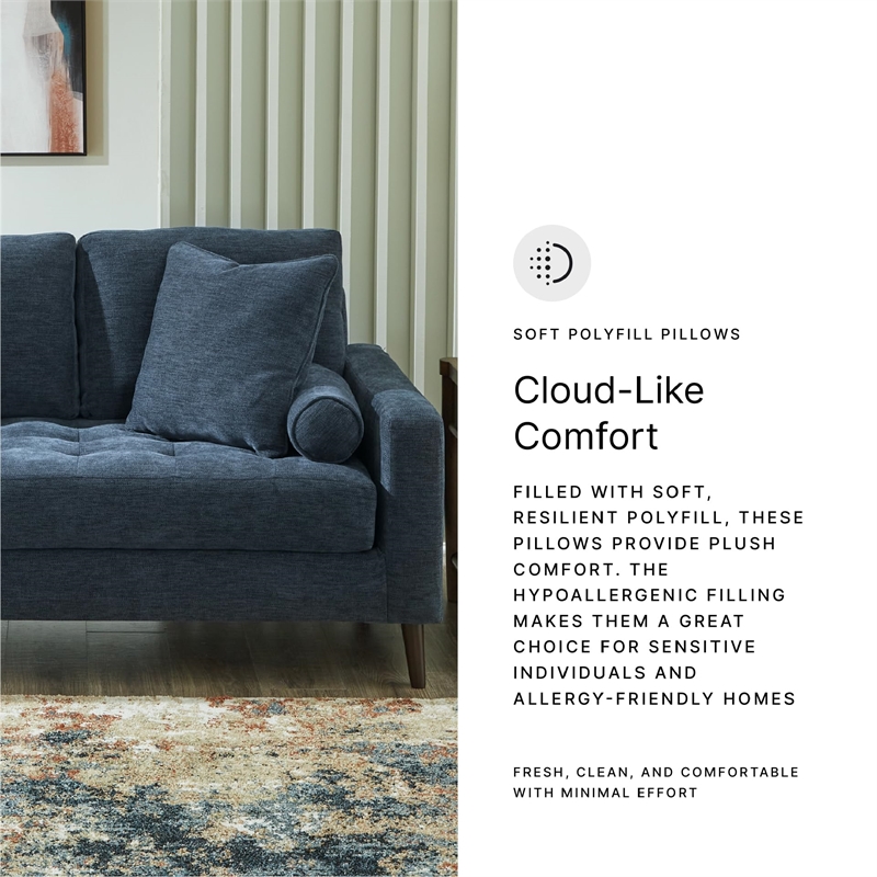 Signature Design by Ashley Bixler Navy Right-Arm Facing Corner Chaise