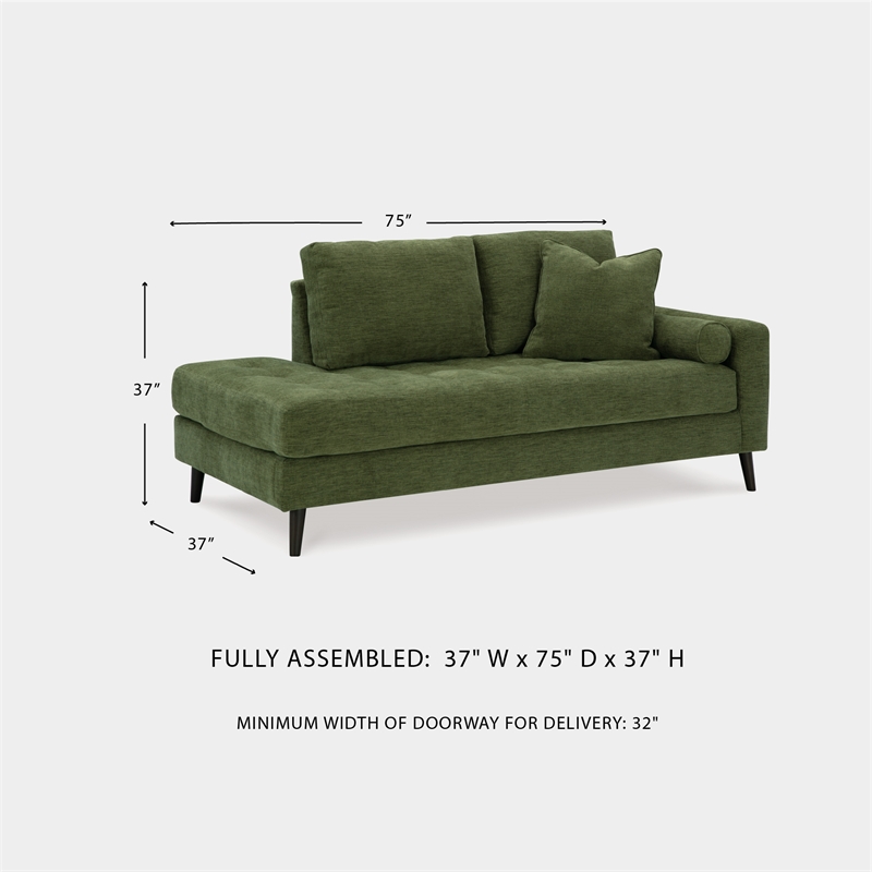 Signature Design by Ashley Bixler Green Right-Arm Facing Corner Chaise