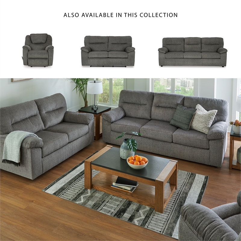 Signature Design by Ashley Bindura Mineral Glider Loveseat