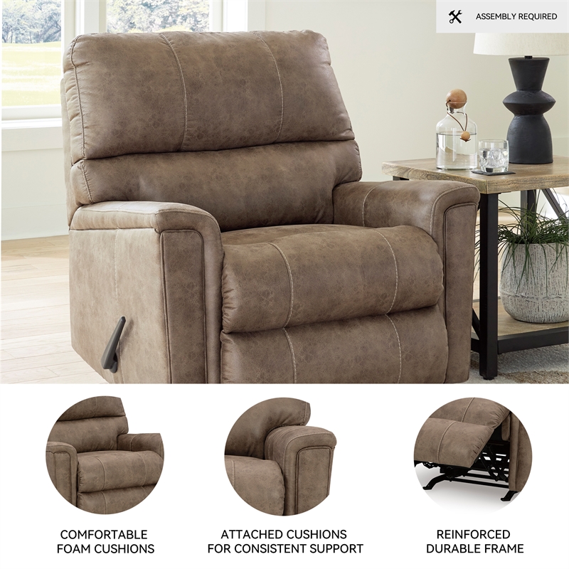 Ashley Furniture Navi Fossil Recliner
