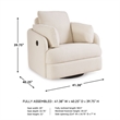 Signature Design by Ashley Modmax Oyster Swivel Glider Recliner