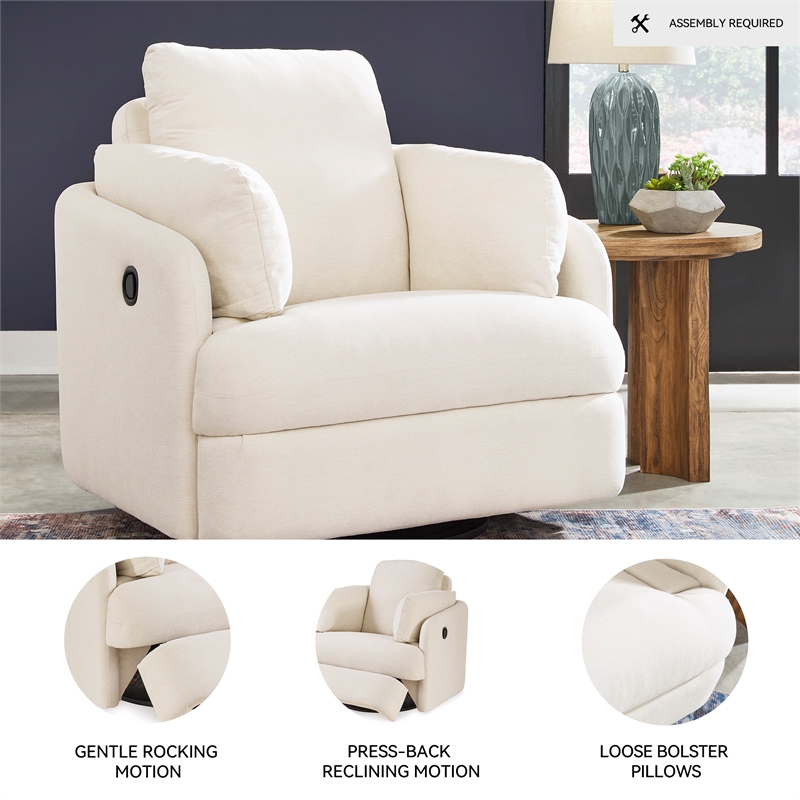 Signature Design by Ashley Modmax Oyster Swivel Glider Recliner